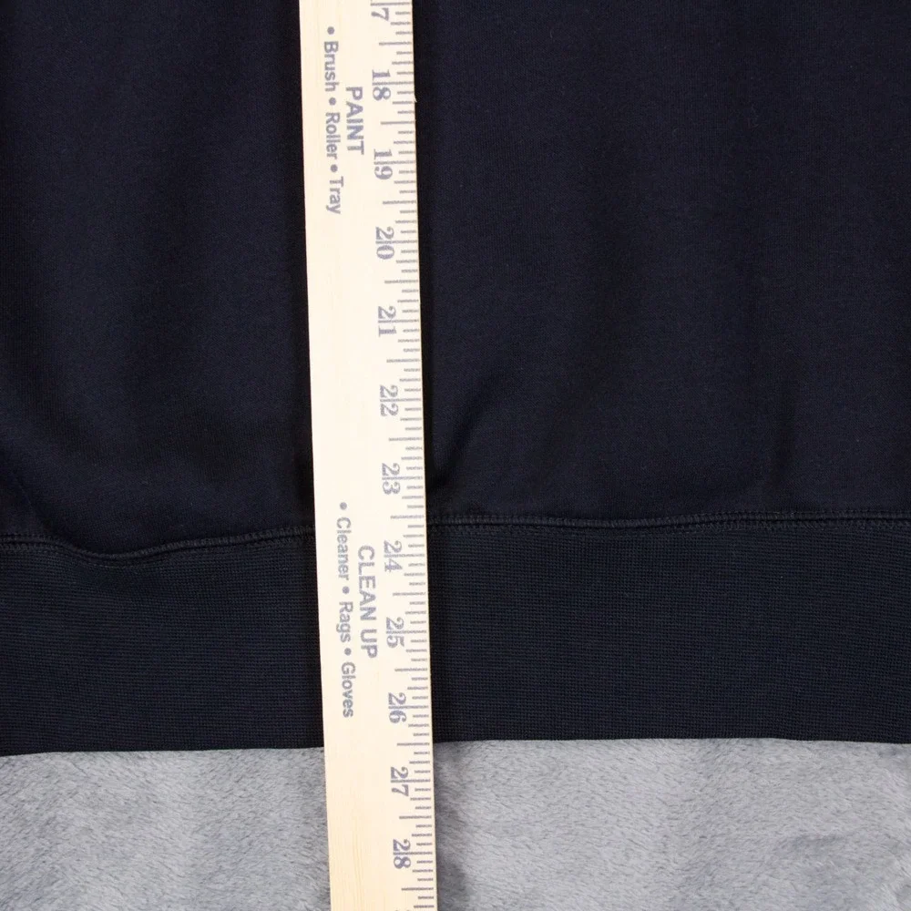 Nike Mens S Club Fleece Black Brushed Back Chenille Futura Swoosh Hoodie NEW $85